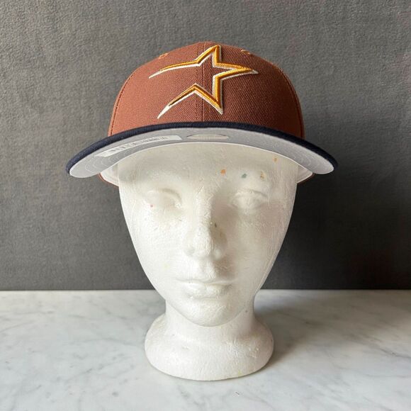 Houston Astros MLB Cooperstown Low Profile Cap New Era 59FIFTY-Fitted Size 7-5/8 - Picture 3 of 10